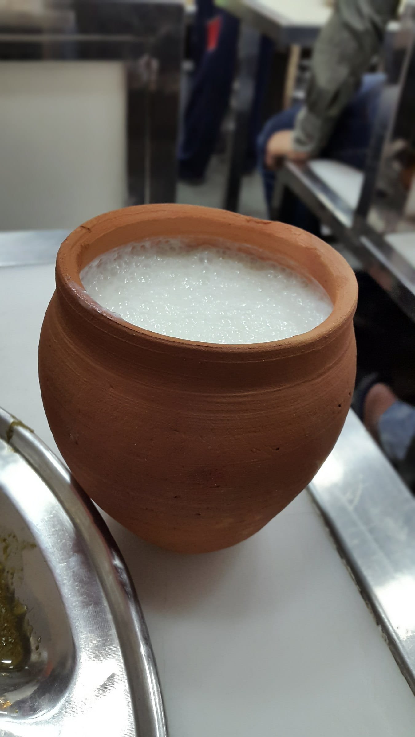 Lassi in a clay kulhad cup