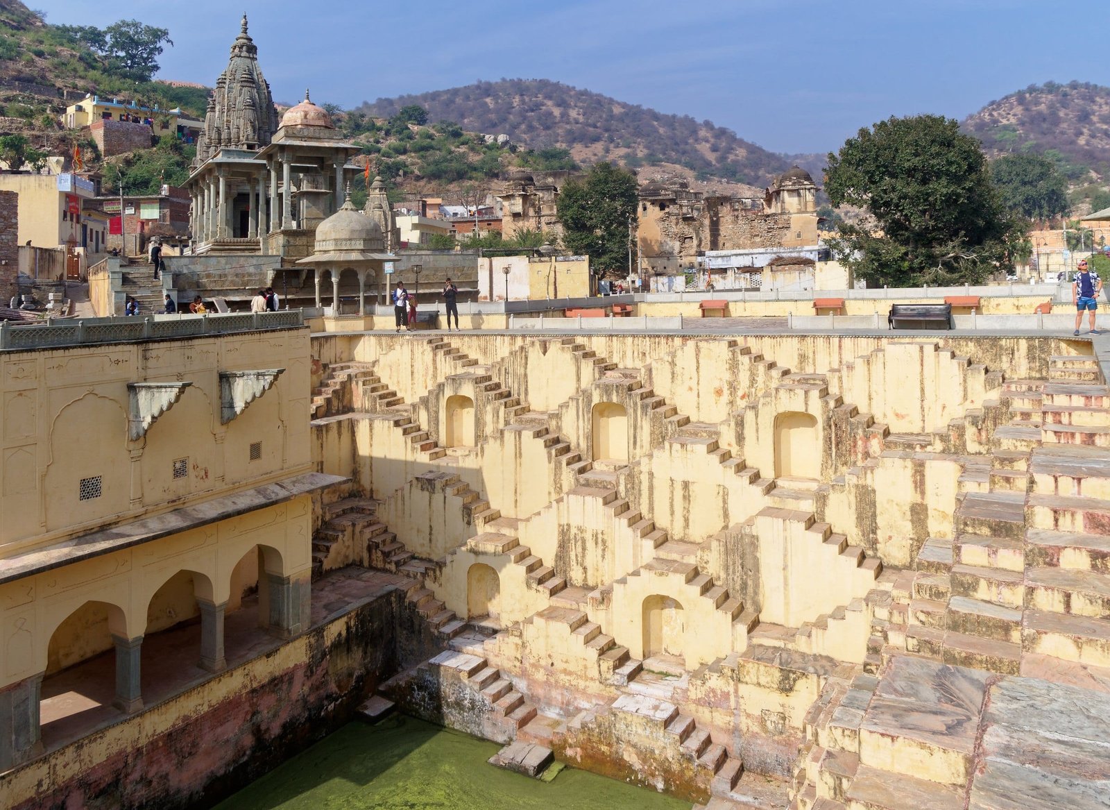 The criss-cross stairs of Panna Meena ka Kund stepwell